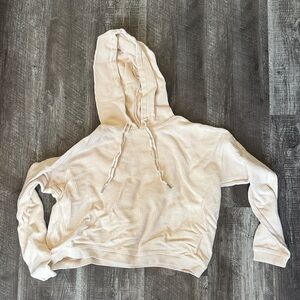 Aerie Women's Cream Hoodie Top